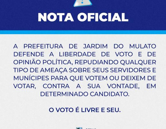NOTA OFICIAL